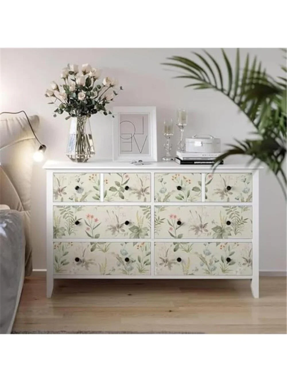 Peel Stick Floral Wallpaper Vintage Botanical Contact Paper Removable Vinyl